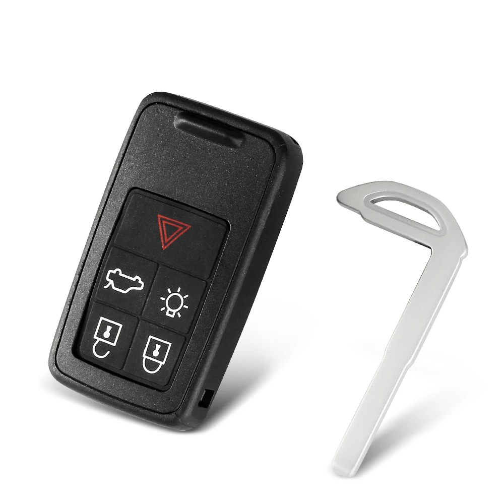 KEYYOU Smart Remote Car Key Shell Для Volvo XC60 S60 S60L V40 V60 S80 XC70 5/6 Кнопок Смарт-Чехол Для Ключей Автомобиля Изображение 4