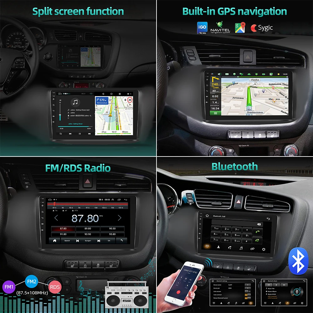 LeeKooLuu 2 Din Автомобильный Радиоприемник Стерео Для Hyundai Elantra 2004 2005-2012 Android Мультимедийный плеер GPS Беспроводной Carplay 4G WiFi DSP Изображение 3