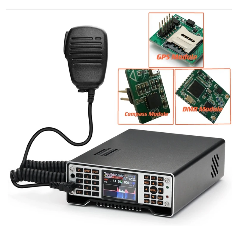 Q900 3-го поколения V3 300 кГц-1,6 ГГц ВЧ/УКВ/UHF Всережимный SDR-приемопередатчик Программно Определяемого Радио DMR SSB RTTY AM Изображение 0
