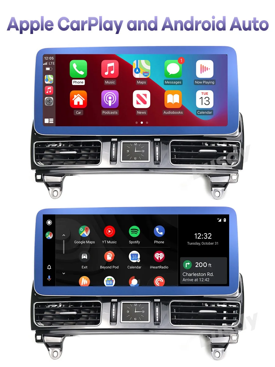 Qualcomm 8 + 128 Г Android 13 Автомобильное Видео для Mercedes Benz ML GL GLE GLS W166 X166 2012-2020 Авто Радио Стерео GPS Экран CarPlay Изображение 1