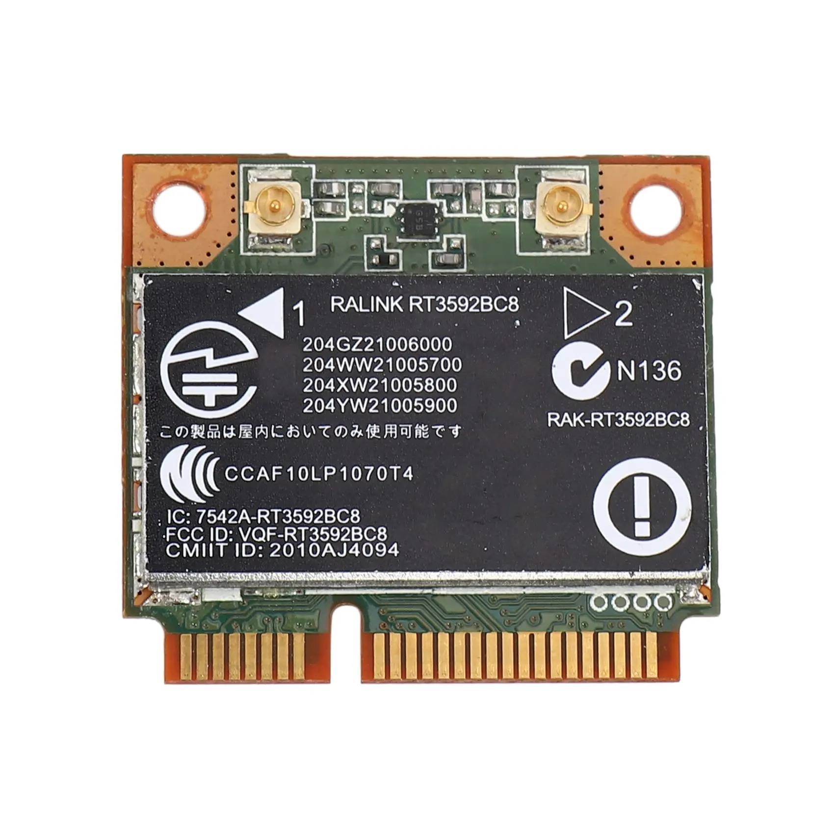 RT3592BC8 Двухдиапазонная Беспроводная карта 300M и Bluetooth 3.0 для HP 4530S 4330S 4430S 4230S SPS: 630813-001 Изображение 0