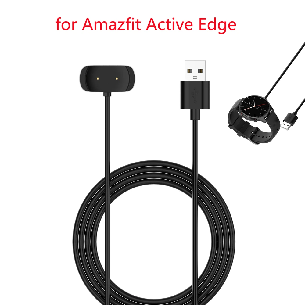 USB Магнитное Зарядное Устройство для Смарт-часов Amazfit Active Edge Быстрая Зарядка Кабель Питания Подставка-Док-станция для Amazfit Active Edge Изображение 0