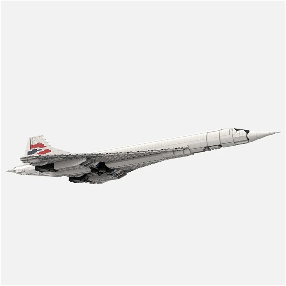 WW2 Военное Оружие США Concorde 1:80 MOC Строительные Блоки Истребитель DIY Модель Технология Коллекция Экспертов Кирпичные Игрушки Рождественские Подарки Изображение 2