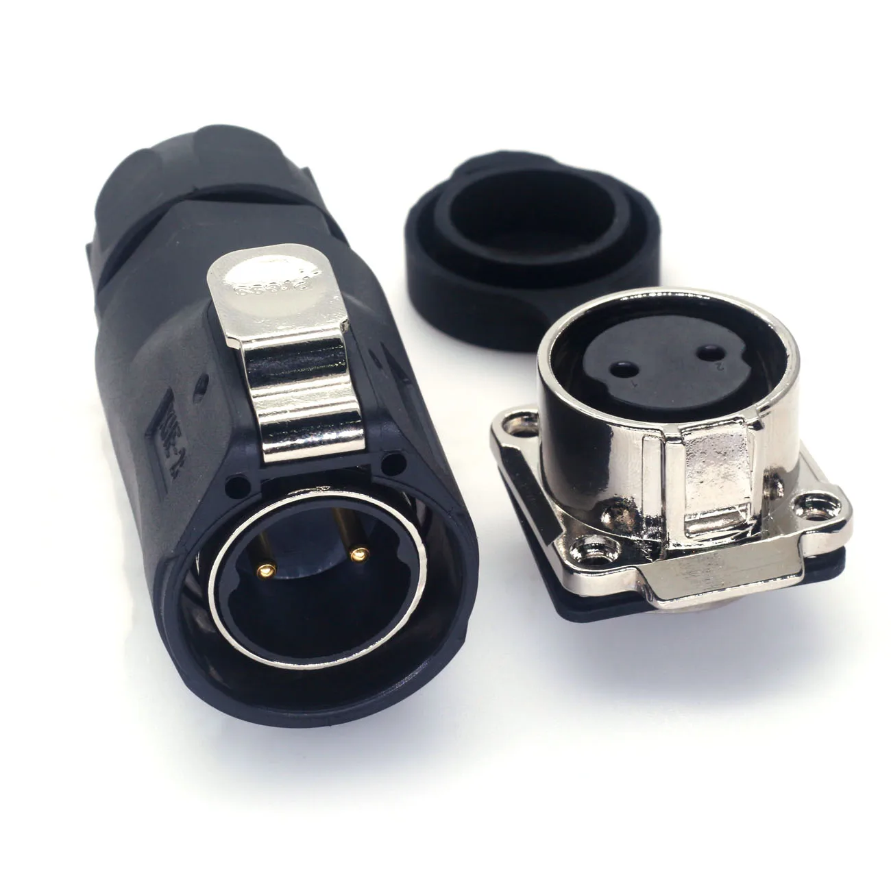 XHE28 IP67 2-контактный штекер с разъемом M28 для крепления на панели, большой светодиодный водонепроницаемый разъем питания Изображение 0