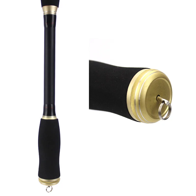 ZY412 Короткая выдвижная удочка с длинным ходом, прямая ручка, карбоновая портативная удочка длиной 2,7 м Изображение 2