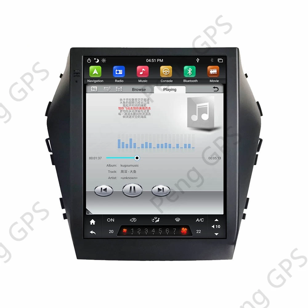 Автомобильный Сенсорный Экран Для Hyundai Santa Fe IX45 2015-2017 GPS Навигация Android Радио Автомобильный DVD Стерео Carplay Bluetooth Зеркальная Ссылка Изображение 3