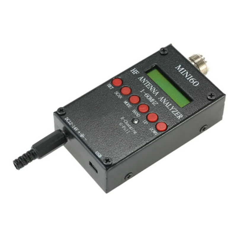 Антенный анализатор Meter PC Mini60 Sark100 1-60 МГц Hf Ant Swr с приложением Bt для Android, программное обеспечение для ПК для любителей радиолюбителей Изображение 4