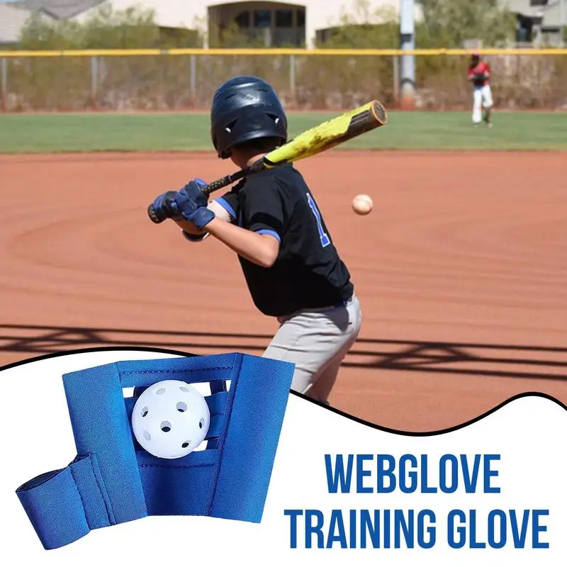 Бейсбольная Скользящая Перчатка Молодежные Тренировочные Перчатки для софтбола Для мальчиков Бейсбольное Снаряжение Улучшает Координацию рук и глаз Для Изображение 3