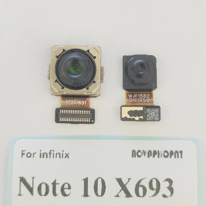 Верхний Передний Маленький задний Большой задний модуль основной камеры Гибкий кабель для Infinix Note 10 X693 Изображение 0