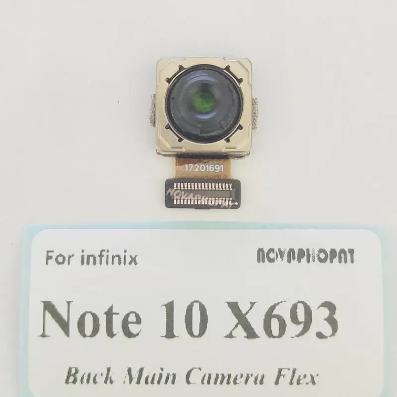 Верхний Передний Маленький задний Большой задний модуль основной камеры Гибкий кабель для Infinix Note 10 X693 Изображение 1