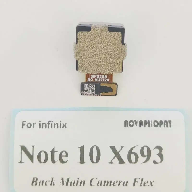 Верхний Передний Маленький задний Большой задний модуль основной камеры Гибкий кабель для Infinix Note 10 X693 Изображение 2