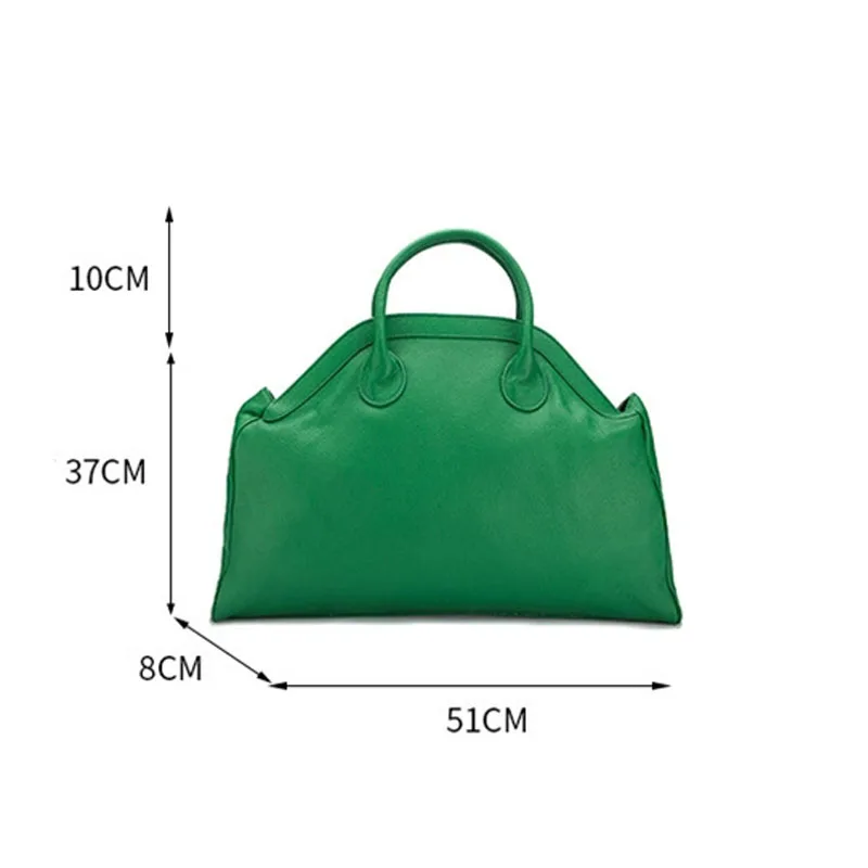 Винтажная женская сумка из натуральной кожи, женская сумка через плечо большой емкости, большая ручка сверху, женская сумка Bolso Mujer, зелено-коричневая Изображение 2