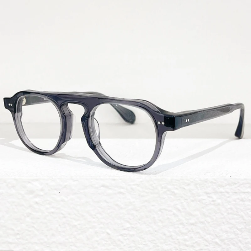 Высококачественная ацетатная оправа ручной работы в Японском стиле TVR529, оправа для очков, мужские ретро оптические очки, Близорукость, женские очки по рецепту Изображение 2