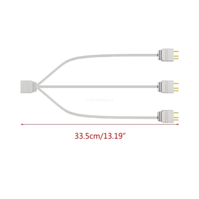 Высококачественный 3-контактный ARGB-разветвительный кабель 5 В для замены удлинительного кабеля Argb Прямая поставка Изображение 5