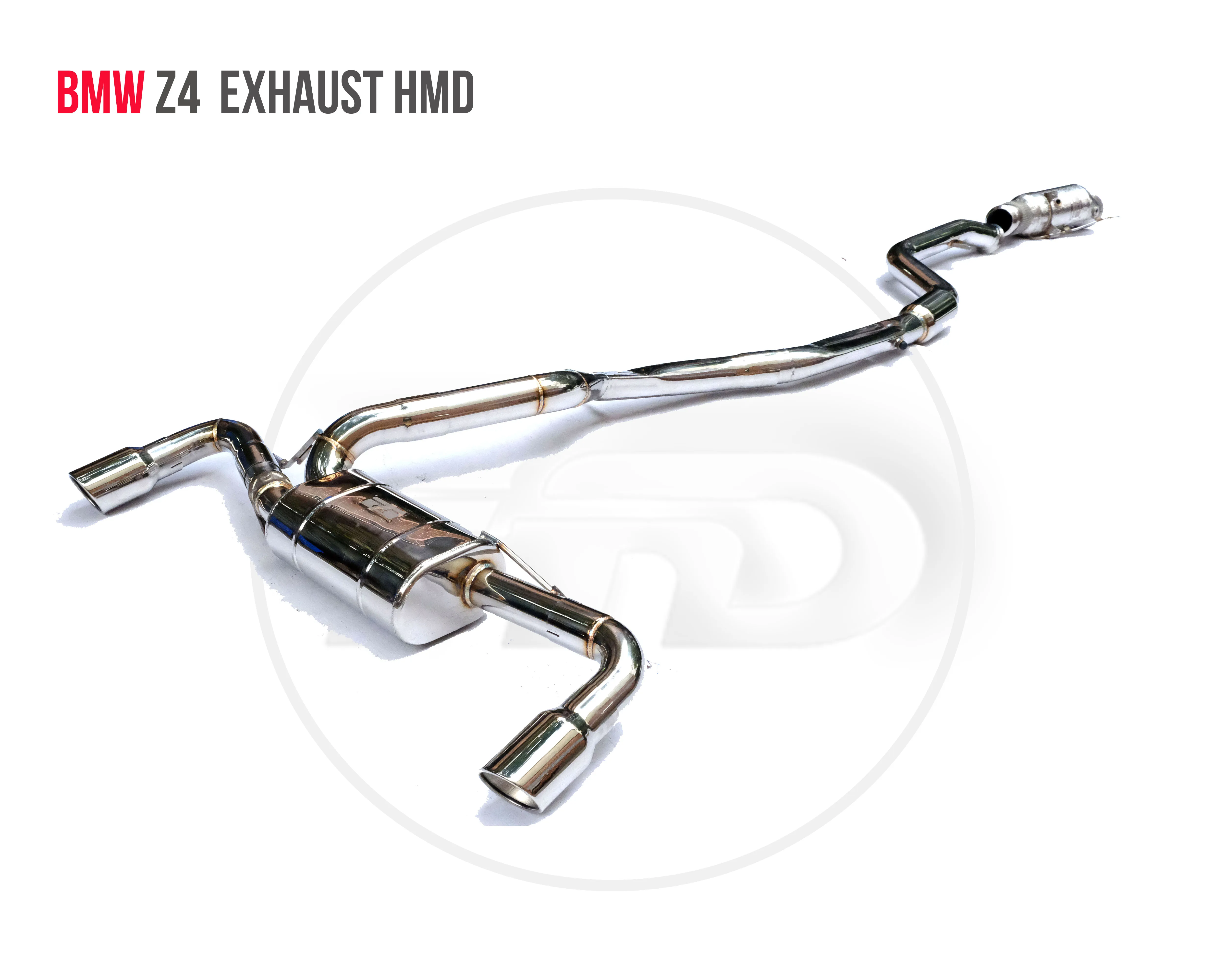 Выхлопная труба из нержавеющей стали HMD Performance подходит для электронного клапана автоматической модификации BMW Z4 Изображение 0