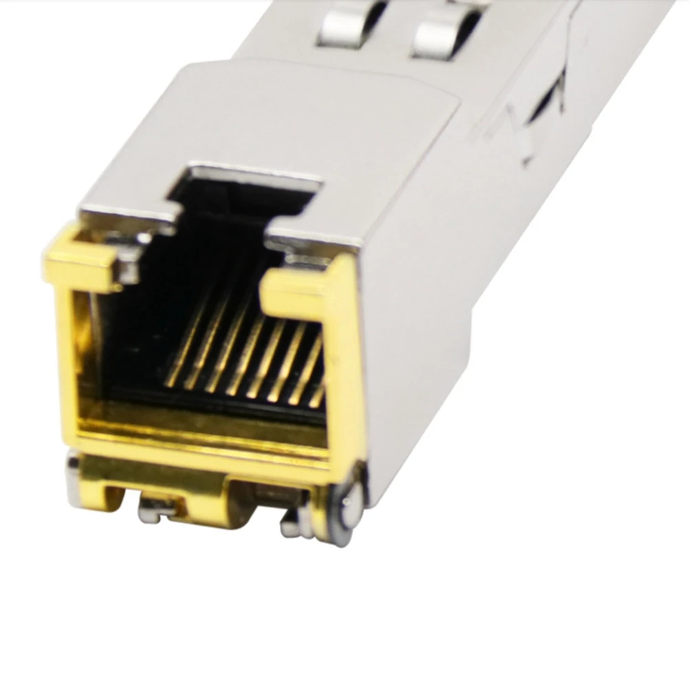 Гигабитный модуль RJ45 SFP 10/100/1000 Мбит / с SFP Медный приемопередатчик RJ45 SFP Гигабитный Ethernet-коммутатор Изображение 3