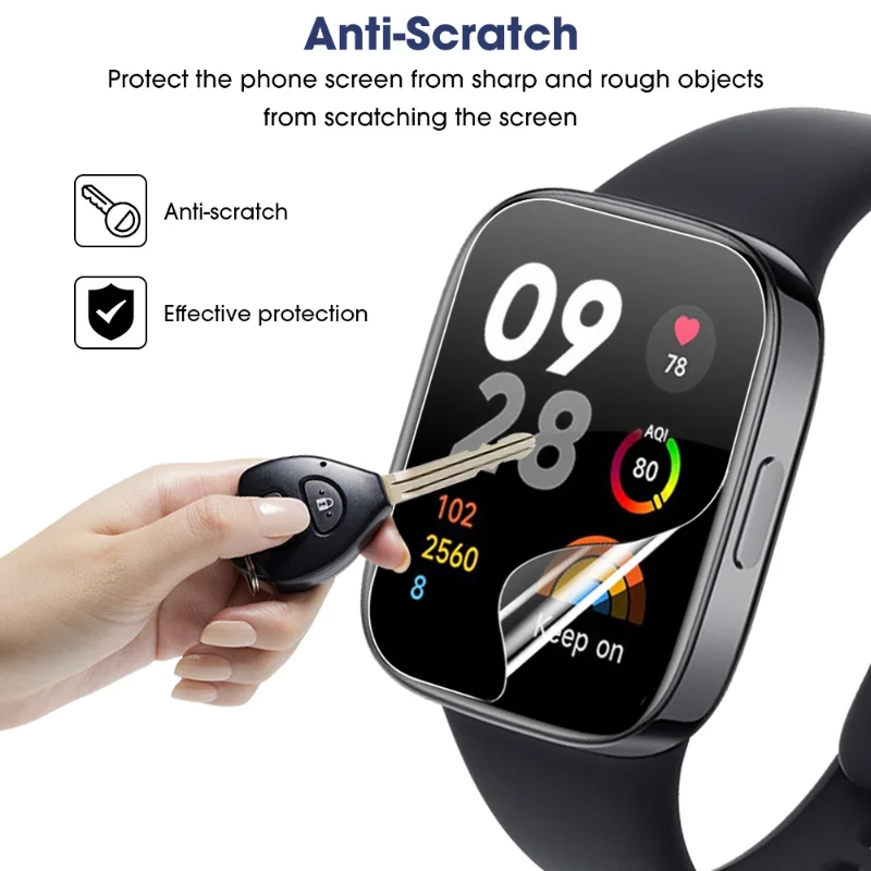 Гидрогелевая пленка для Redmi Watch 3 Watch 2 Lite Screen Protector HD Прозрачная Защитная Пленка для Xiaomi Mi Redmi Watch3 Watch2 Lite Изображение 1