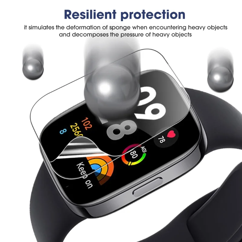Гидрогелевая пленка для Redmi Watch 3 Watch 2 Lite Screen Protector HD Прозрачная Защитная Пленка для Xiaomi Mi Redmi Watch3 Watch2 Lite Изображение 3