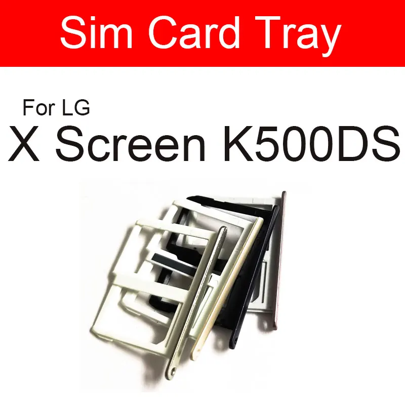 Держатель Слота Для Лотка SIM-карты LG X Power 2 K220DS M320 X Cam K580 X Screen K500DS Замена Гнезда для Sim-карты Для Чтения K500DS Ремонтная Деталь Изображение 4