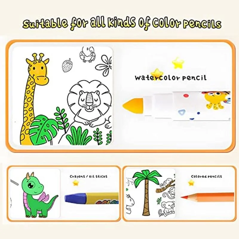 Детские Рулоны Для Рисования, Рулоны Цветной Бумаги DIY Drawing Цветная Бумага С Наполнителем, Рулоны Для Рисования Sticky Drawing Art Бумажные Поделки Изображение 3