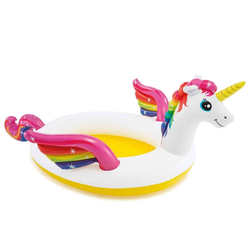 Детский надувной бассейн Unicorn 57441 Надземный бассейн с распылителем для плавания Изображение 1