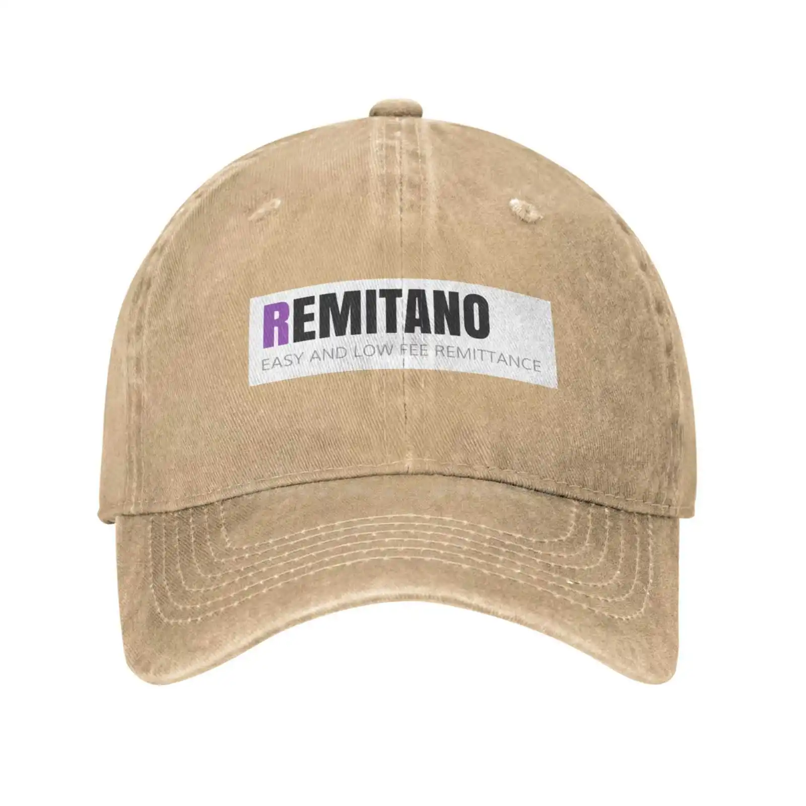 Джинсовая кепка с логотипом Remitano высшего качества, Бейсболка, Вязаная шапка Изображение 3