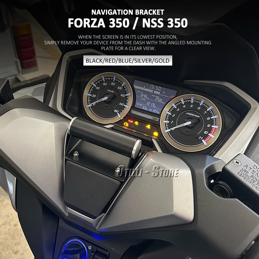 Для Honda Forza 350 NSS Forza350 NSS350 2021 2022 2023 Новый Мотоцикл Смартфон Подставка Для Телефона Держатель GPS Навигационная Пластина Кронштейн Изображение 1