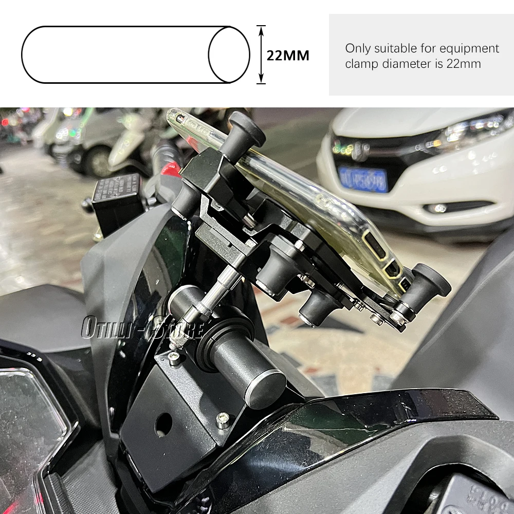 Для Honda Forza 350 NSS Forza350 NSS350 2021 2022 2023 Новый Мотоцикл Смартфон Подставка Для Телефона Держатель GPS Навигационная Пластина Кронштейн Изображение 4