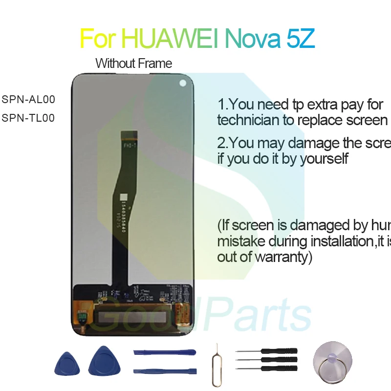 для HUAWEI Nova 5Z ЖК-экран 6,26 