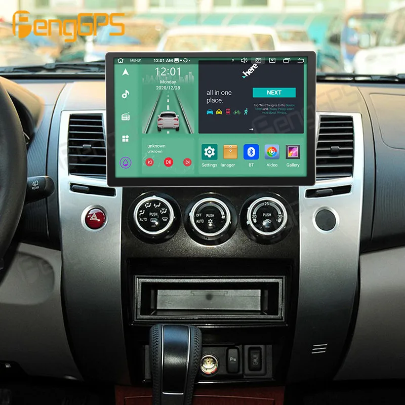 Для Mitsubishi Pajero Sport 2013-2017 Android Автомобильный Радиоприемник 2Din Стерео Приемник Авторадио Мультимедийный Плеер GPS Навигационный Блок Экран Изображение 1