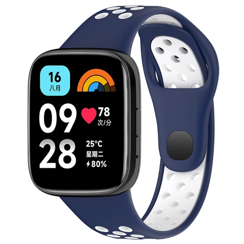 Для Redmi Watch3 Lite Active сменные силиконовые ремешки для спортивных часов Изображение 3
