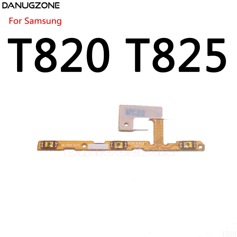 Для Samsung Galaxy T211 T210 T390 T395 T530 T531 T535 T820 T825 T860 T865 Кнопка Включения/Выключения Громкости Переключатель Отключения Звука Гибкий кабель Изображение 4