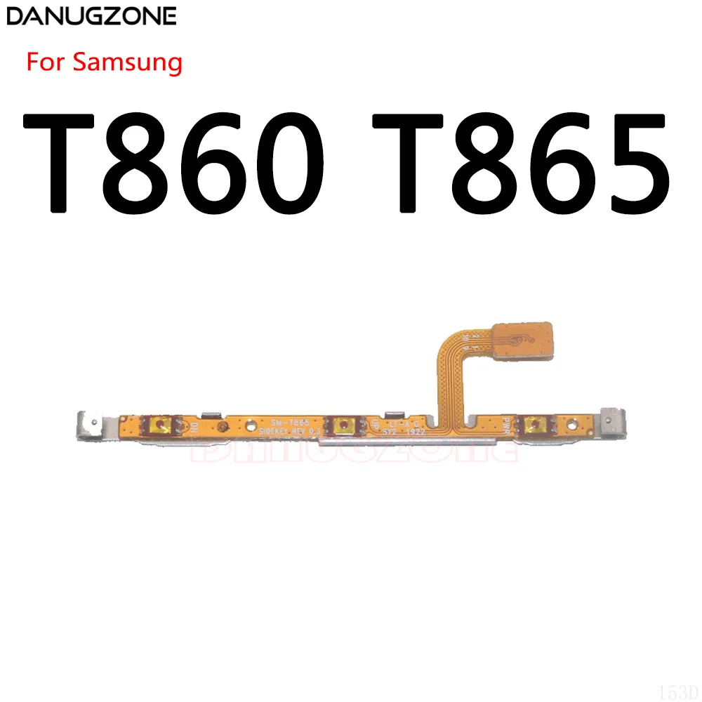 Для Samsung Galaxy T211 T210 T390 T395 T530 T531 T535 T820 T825 T860 T865 Кнопка Включения/Выключения Громкости Переключатель Отключения Звука Гибкий кабель Изображение 5