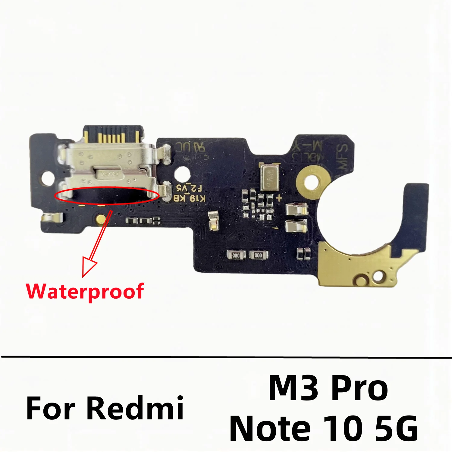 Док-станция для зарядного устройства USB, разъем для гибкого кабеля, зарядный порт, запасные части для Redmi Note 10 5G M3 Pro Изображение 2