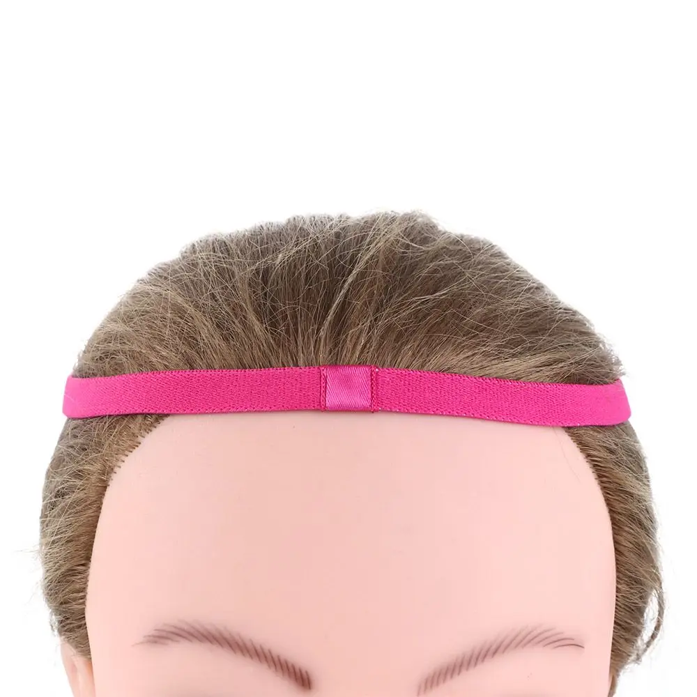 Женская Мужская повязка для волос, эластичные повязки для софтбола, противоскользящие резинки для бега, спортивная повязка для волос, лента для йоги, тренировочная лента Изображение 2