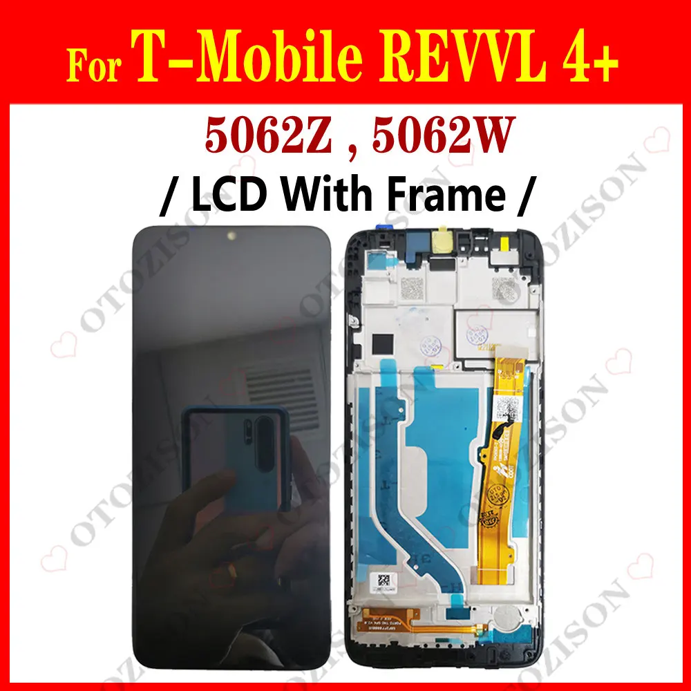 ЖК-дисплей Для T-Mobile REVVL 4 4 + Дисплей V Plus V + 6 Pro 5G Экран С Рамкой Сенсорный Дигитайзер В Сборе Замена 5007Z 5007W T790W Изображение 4