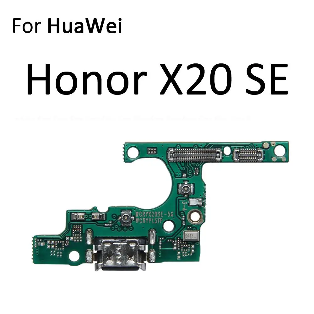 Зарядное Устройство Док-Станция USB Порт Для Зарядки Штекерная Плата Гибкий Кабель Для HuaWei Honor X10 X20 SE X30 Max X30i X40 GT X40i X6 X6s X7 X8 X8a X9 Изображение 2