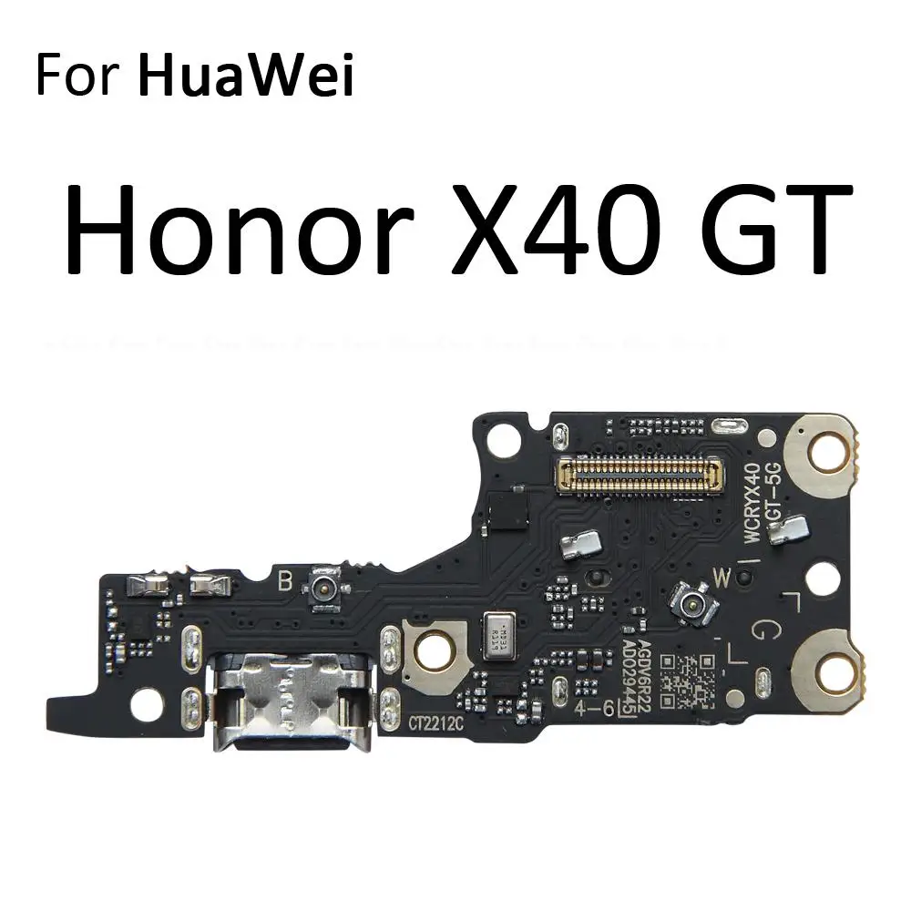 Зарядное Устройство Док-Станция USB Порт Для Зарядки Штекерная Плата Гибкий Кабель Для HuaWei Honor X10 X20 SE X30 Max X30i X40 GT X40i X6 X6s X7 X8 X8a X9 Изображение 3