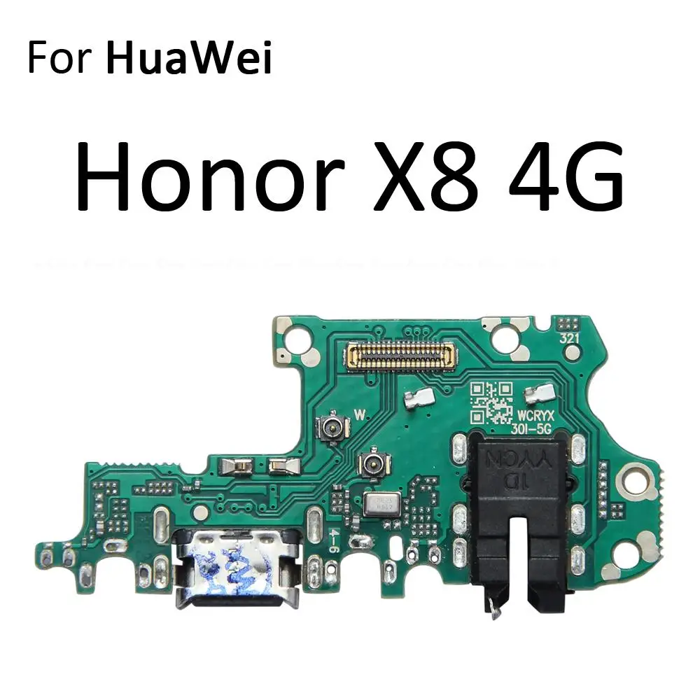 Зарядное Устройство Док-Станция USB Порт Для Зарядки Штекерная Плата Гибкий Кабель Для HuaWei Honor X10 X20 SE X30 Max X30i X40 GT X40i X6 X6s X7 X8 X8a X9 Изображение 5