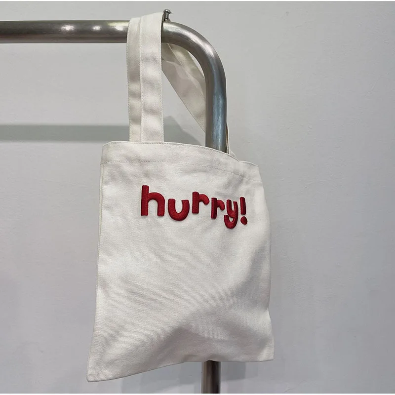 Изготовленная на заказ 3D вышивка, печать логотипа, холст, женские сумки-тоут, сумка для покупок, мужская сумка для покупок, сумки через плечо Изображение 5