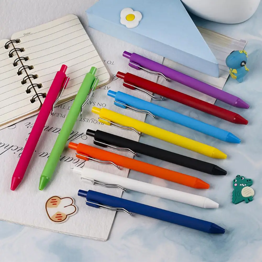 Изящные креативные ручки телесного цвета из 2 предметов, Прекрасные ручки для подписи, портативный офисный аксессуар Изображение 1
