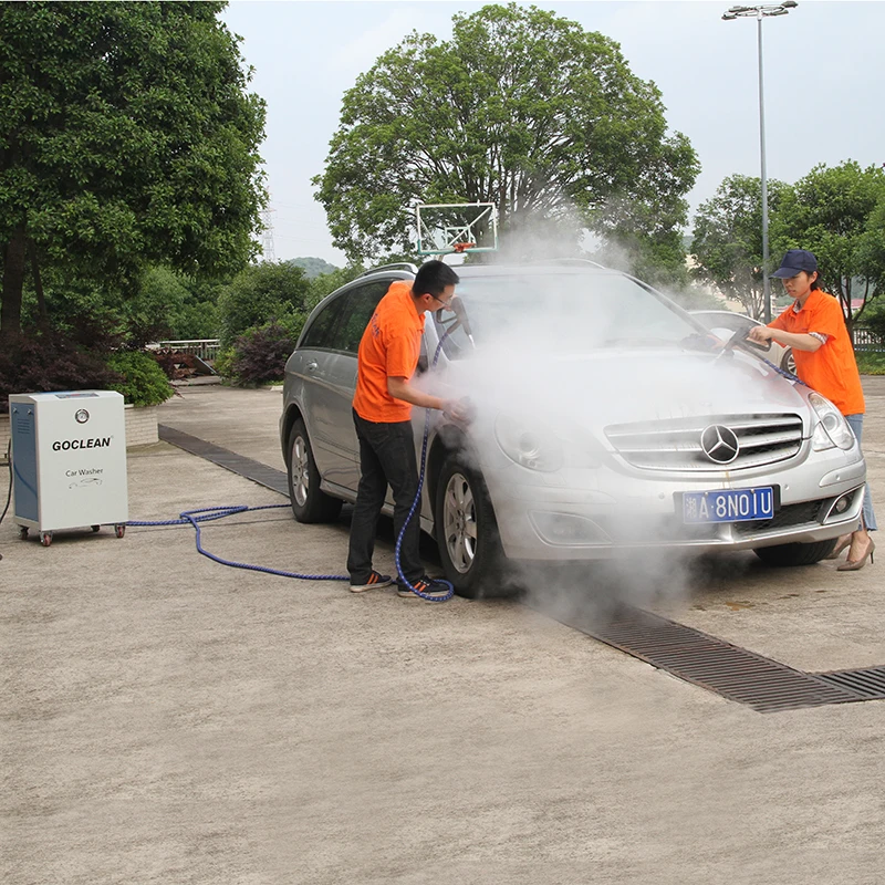 Китайский паровой струйный пылесос для мойки автомобилей под давлением, портативная мобильная машина, дизельное топливо оптом Изображение 5