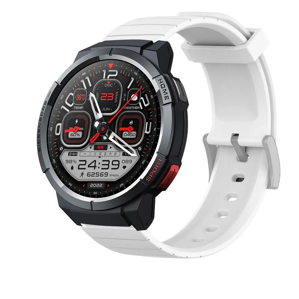 Красочный ремешок для часов Mibro GS Watch Смарт-браслет Ремешок для часов Мягкие Силиконовые Спортивные аксессуары Ремешок для ремня Изображение 4