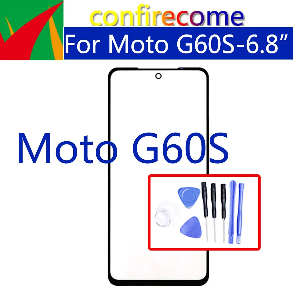 Крышка ЖК-дисплея с сенсорным экраном для Motorola Moto G60S Замена стекла переднего внешнего экрана Изображение 0