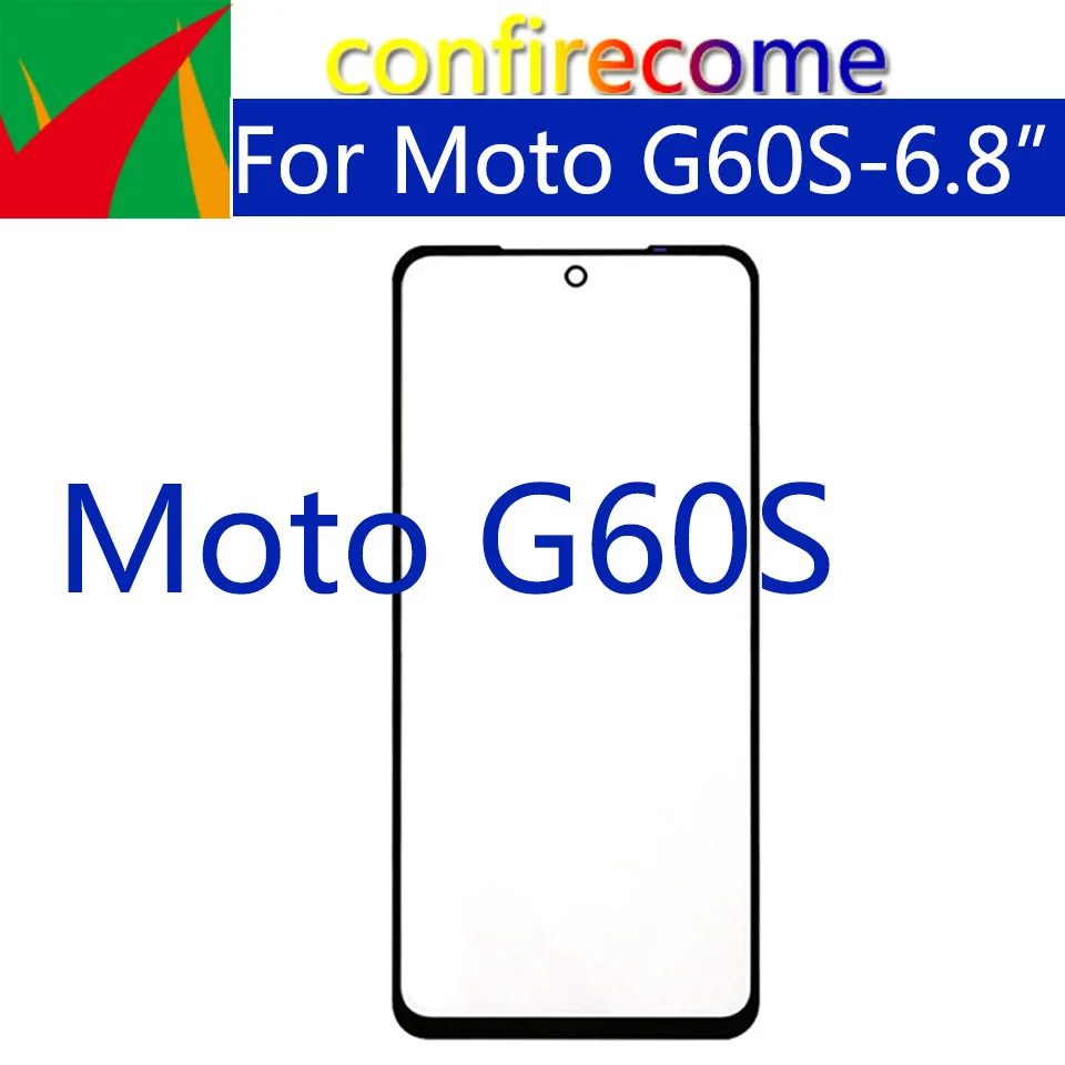 Крышка ЖК-дисплея с сенсорным экраном для Motorola Moto G60S Замена стекла переднего внешнего экрана Изображение 1