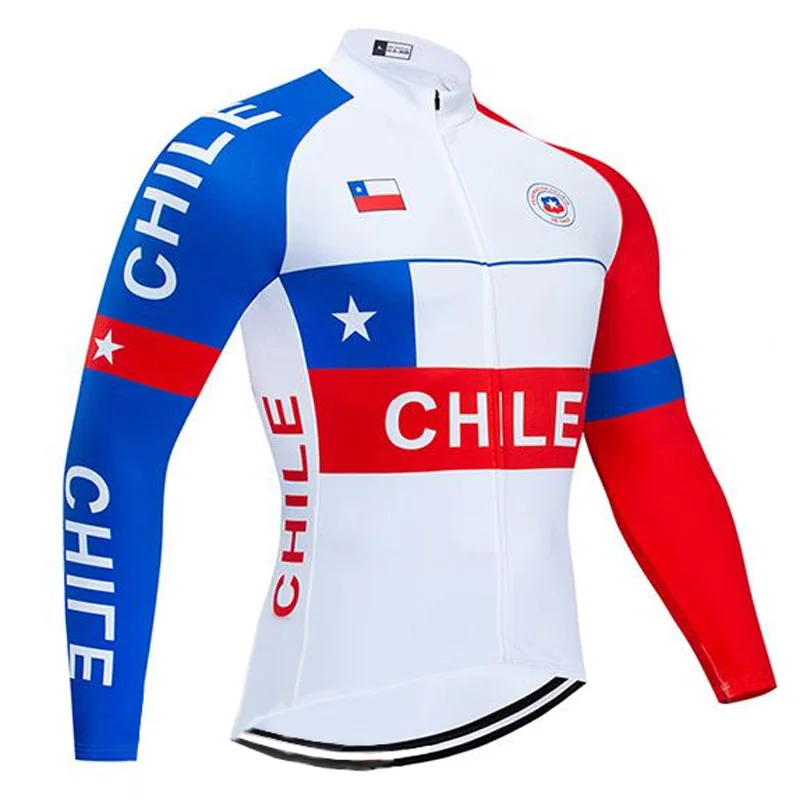 Куртки из джерси для велоспорта на горных велосипедах Чили, рубашка с длинным рукавом, дорожный MTB свитер, Велосипедная противоскользящая одежда, облегающее спортивное пальто Изображение 1