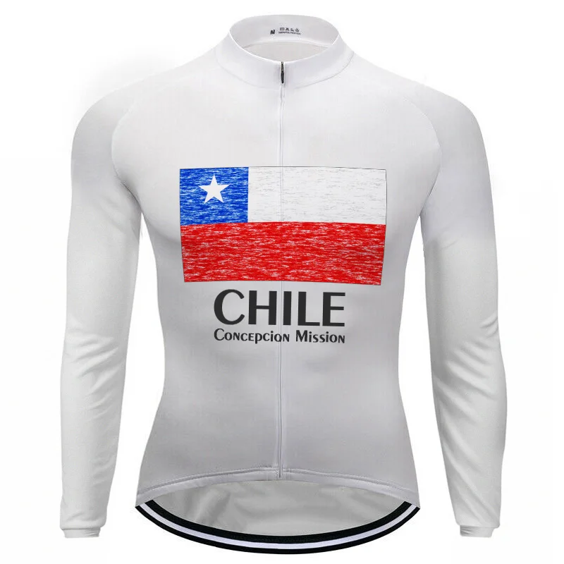 Куртки из джерси для велоспорта на горных велосипедах Чили, рубашка с длинным рукавом, дорожный MTB свитер, Велосипедная противоскользящая одежда, облегающее спортивное пальто Изображение 3