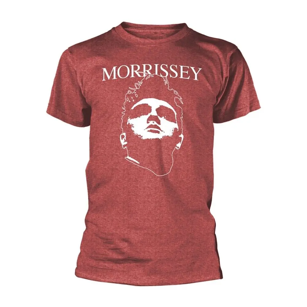 Логотип MORRISSEY FACE HEATHER RED КРАСНАЯ футболка X Large Изображение 0