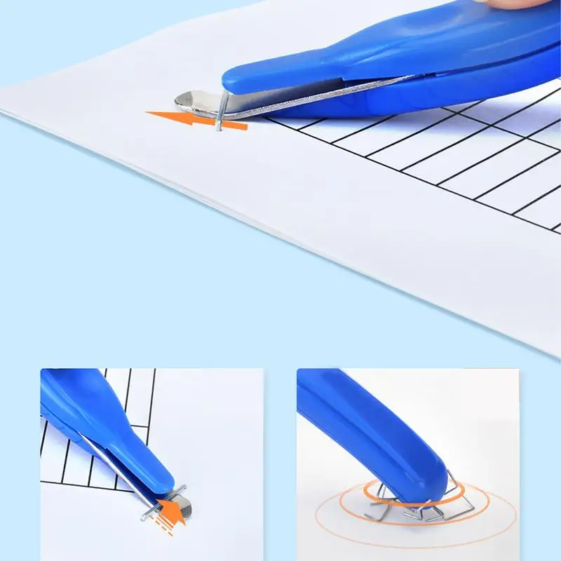Магнитная палочка для удаления скрепок, экономящая трудозатраты, плоская ручка для удаления скрепок, портативная палочка для удаления скрепок в форме ручки Изображение 4