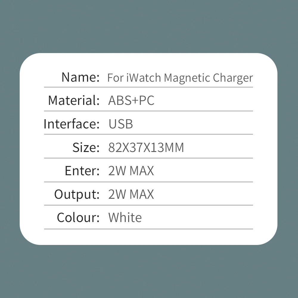 Магнитное маленькое зарядное устройство овальной формы для Apple Watch 6 5 4 3 2 SE Смарт-браслет, индукционная зарядка часов, USB-адаптер для портативного зарядного устройства Изображение 3